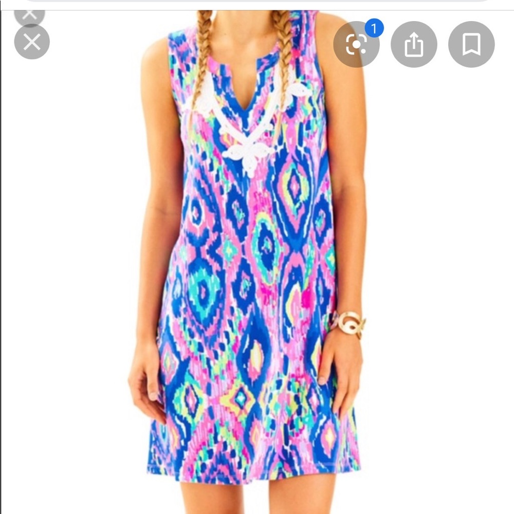 Lilly Pulitzer Gemma dress size large EUC